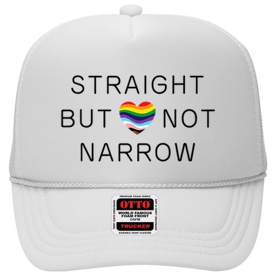 Straight But Not Narrow Proud Ally Rainbow Pride Month Trucker Hat