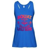 Squat Because No One Raps About Little Butts Workout Fitness Great Gift Ladies Essential Flowy Tank