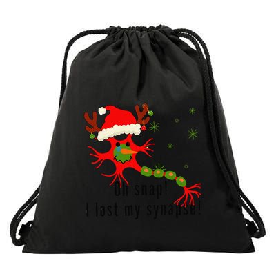 Science Brain Neuron Christmas Neurology Science Teacher Drawstring Bag