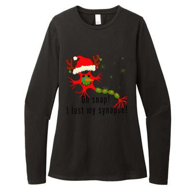 Science Brain Neuron Christmas Neurology Science Teacher Womens CVC Long Sleeve Shirt