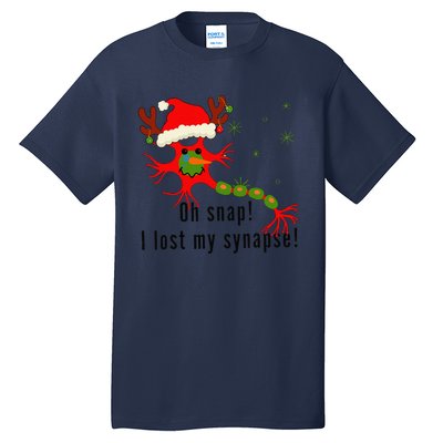 Science Brain Neuron Christmas Neurology Science Teacher Tall T-Shirt