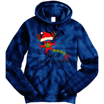 Science Brain Neuron Christmas Neurology Science Teacher Tie Dye Hoodie