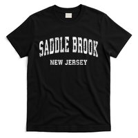 Saddle Brook New Jersey Nj Vintage Varsity Sports Established T-Shirt