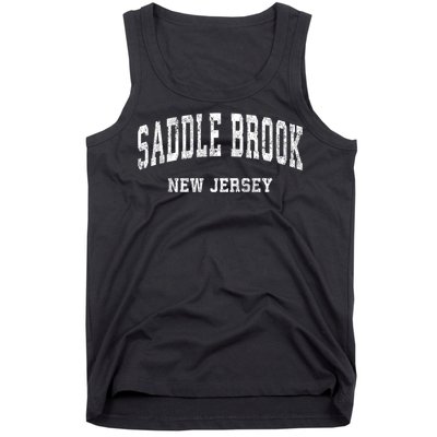 Saddle Brook New Jersey Nj Vintage Varsity Sports Established Tank Top