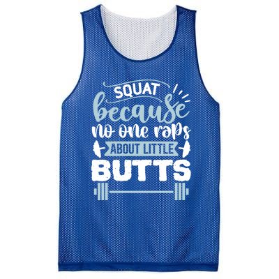 Squat Because No One Raps About Little Butts Gym Workout Gift Mesh Reversible Basketball Jersey Tank