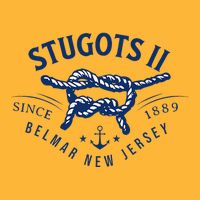 Stugots Belmar Nj Anchor Distressed Sarcastic Boating Sustainable Knit Beanie