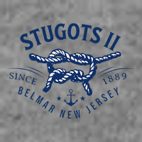 Stugots Belmar Nj Anchor Distressed Sarcastic Boating 7-Panel Snapback Hat