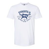 Stugots Belmar Nj Anchor Distressed Sarcastic Boating Softstyle CVC T-Shirt