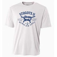 Stugots Belmar Nj Anchor Distressed Sarcastic Boating Cooling Performance Crew T-Shirt