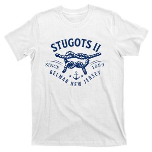 Stugots Belmar Nj Anchor Distressed Sarcastic Boating T-Shirt