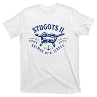 Stugots Belmar Nj Anchor Distressed Sarcastic Boating T-Shirt