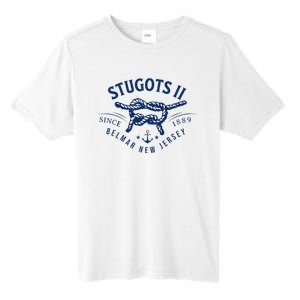 Stugots Belmar Nj Anchor Distressed Sarcastic Boating Tall Fusion ChromaSoft Performance T-Shirt