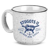 Stugots Belmar Nj Anchor Distressed Sarcastic Boating 15oz Campfire Ceramic Mug