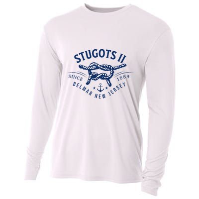 Stugots Belmar Nj Anchor Distressed Sarcastic Boating Cooling Performance Long Sleeve Crew