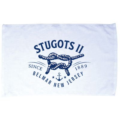 Stugots Belmar Nj Anchor Distressed Sarcastic Boating Microfiber Hand Towel