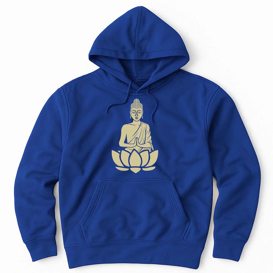 Spiritual Buddha Namaste And Lotus Meditation And Yoga Lifestyle Gift Hoodie