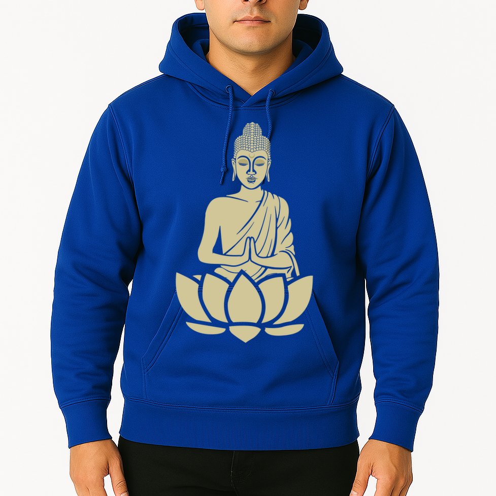 Spiritual Buddha Namaste And Lotus Meditation And Yoga Lifestyle Gift Hoodie