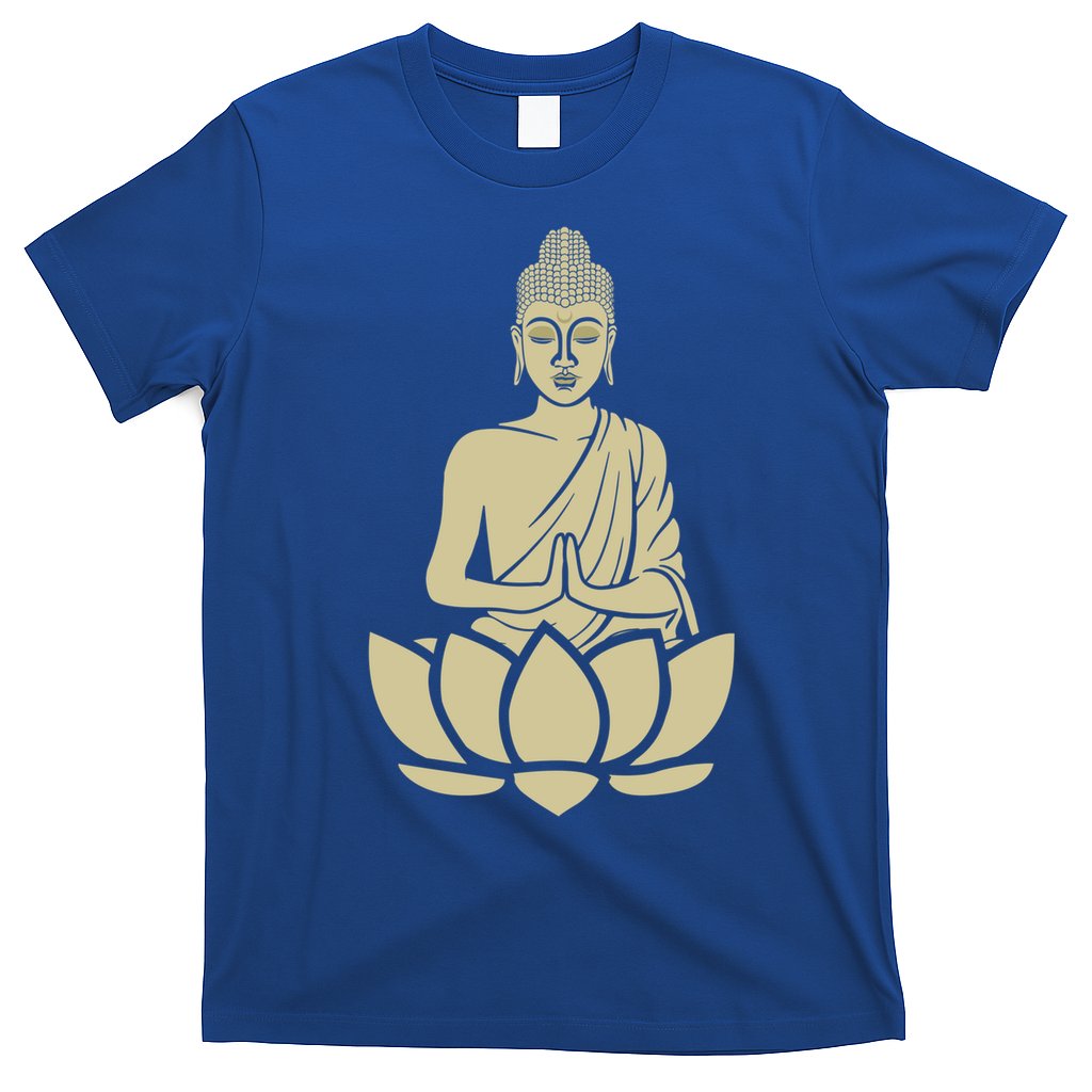 Spiritual Buddha Namaste And Lotus Meditation And Yoga Lifestyle Gift T-Shirt