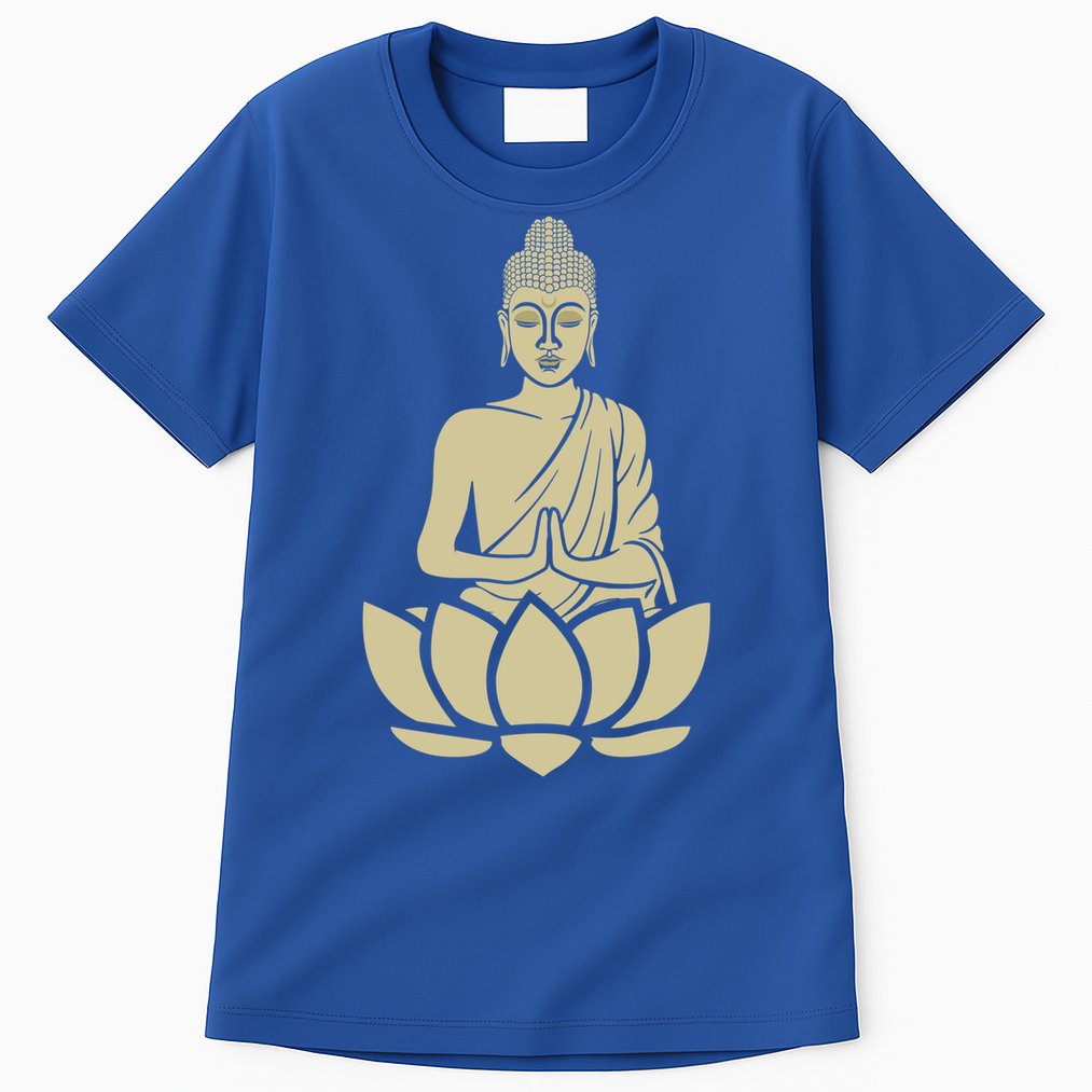 Spiritual Buddha Namaste And Lotus Meditation And Yoga Lifestyle Gift Tall T-Shirt
