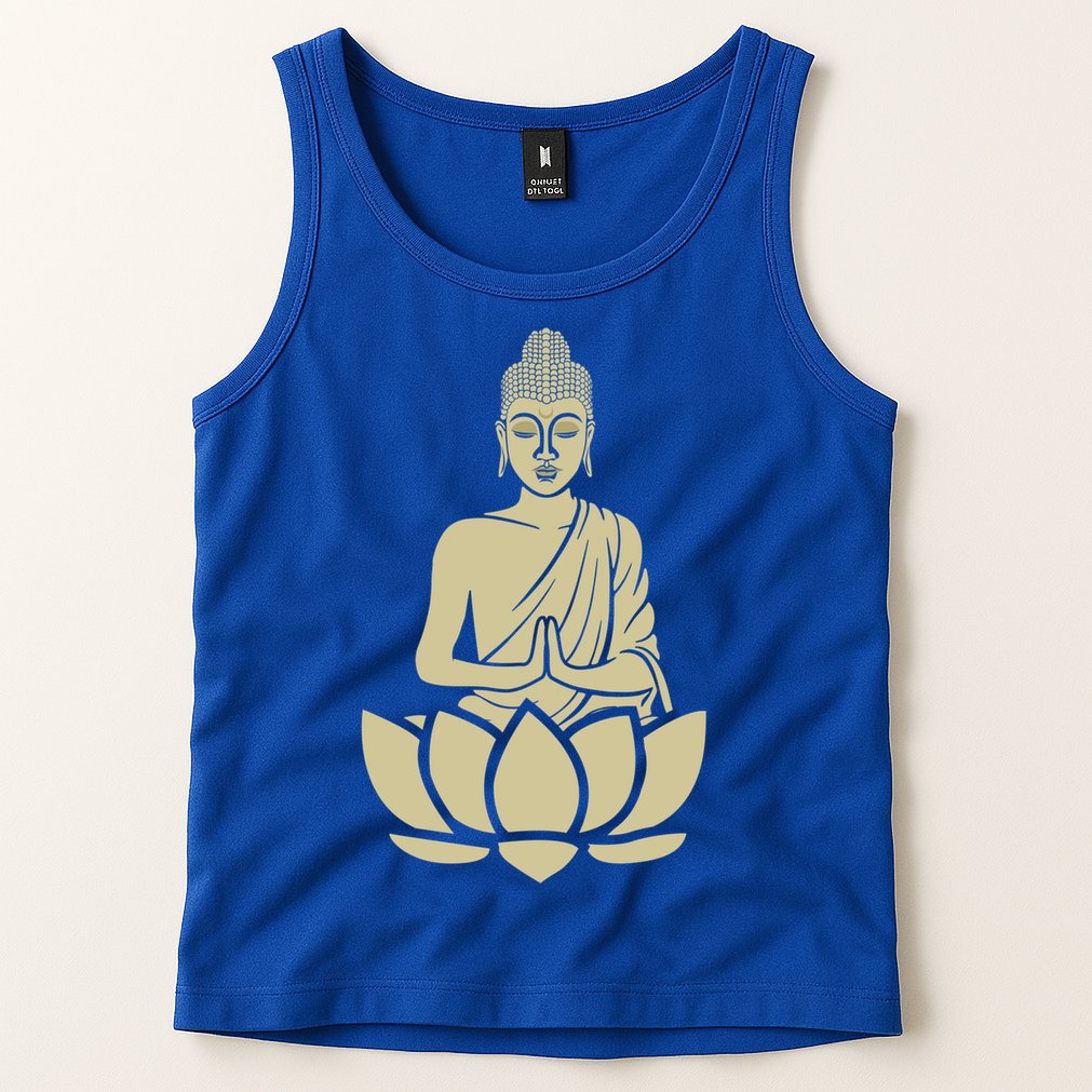 Spiritual Buddha Namaste And Lotus Meditation And Yoga Lifestyle Gift Tank Top