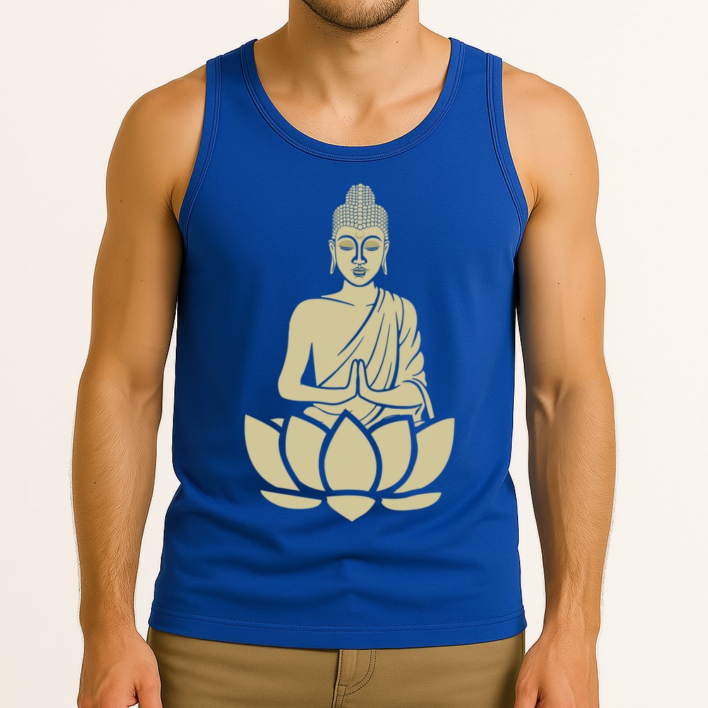 Spiritual Buddha Namaste And Lotus Meditation And Yoga Lifestyle Gift Tank Top