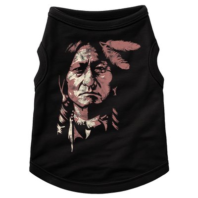 Sitting Bull Native American Chief Indian Warrior Doggie Tank