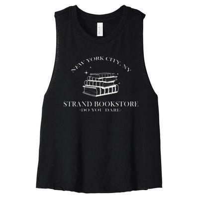 Strand Bookstore New York City Ny Women's Racerback Cropped Tank