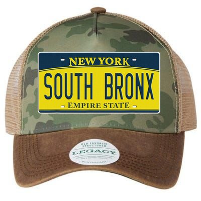 South Bronx New York Ny Home Neighborhood License Plate Legacy Tie Dye Trucker Hat