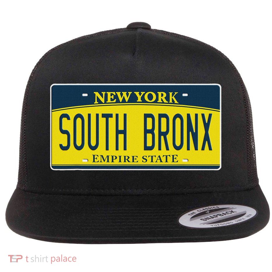 South Bronx New York Ny Home Neighborhood License Plate Flatbill Hat