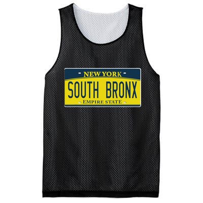 South Bronx New York Ny Home Neighborhood License Plate Mesh Reversible Basketball Jersey Tank
