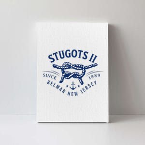 Stugots Belmar Nj Rope Retro Sarcastic Funny Boating Canvas