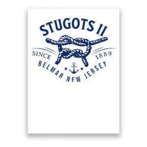 Stugots Belmar Nj Rope Retro Sarcastic Funny Boating Poster