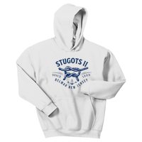 Stugots Belmar Nj Rope Retro Sarcastic Funny Boating Kids Hoodie