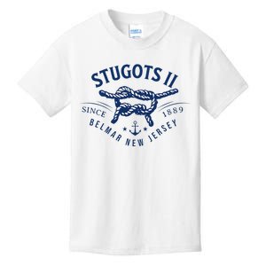 Stugots Belmar Nj Rope Retro Sarcastic Funny Boating Kids T-Shirt