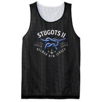 Stugots Belmar Nj Rope Retro Sarcastic Funny Boating Mesh Reversible Basketball Jersey Tank