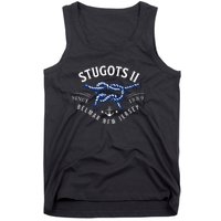 Stugots Belmar Nj Rope Retro Sarcastic Funny Boating Tank Top