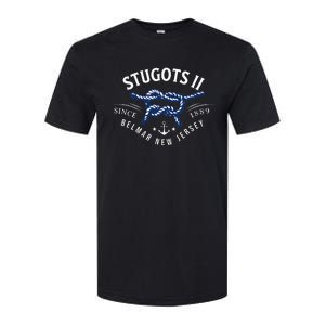 Stugots Belmar Nj Rope Retro Sarcastic Funny Boating Softstyle CVC T-Shirt