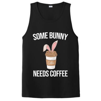 Some Bunny Needs Coffee Cute PosiCharge Competitor Tank