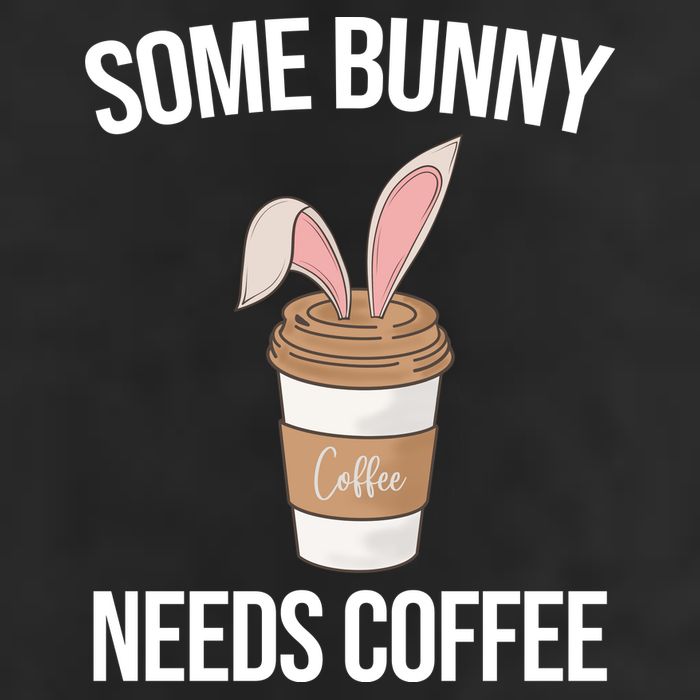 Some Bunny Needs Coffee Cute Trucker Hat