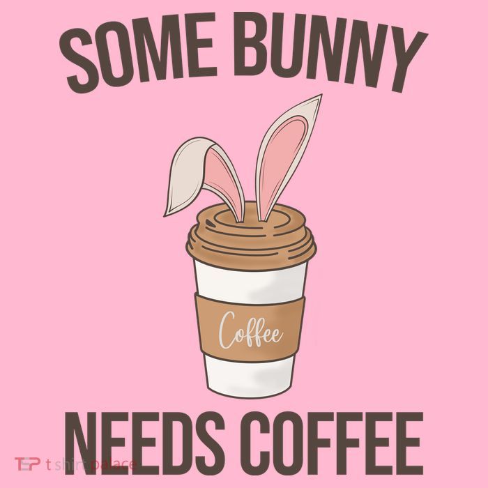 Some Bunny Needs Coffee Cute Baby Bodysuit