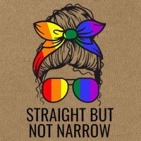 Straight But Not Narrow Proud Ally Cotton Canvas Backpack
