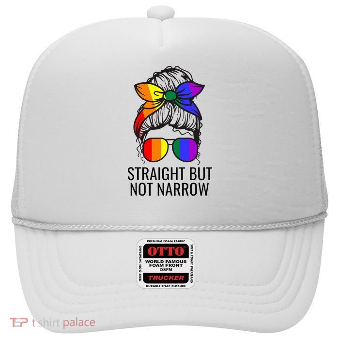 Straight But Not Narrow Proud Ally High Crown Mesh Back Trucker Hat