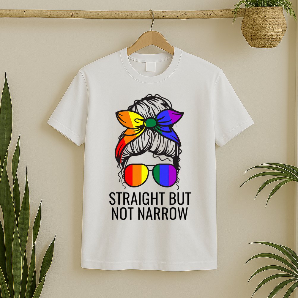 Straight But Not Narrow Proud Ally T-Shirt