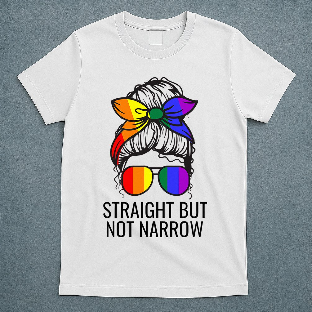 Straight But Not Narrow Proud Ally T-Shirt
