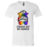 Straight But Not Narrow Proud Ally V-Neck T-Shirt