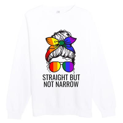 Straight But Not Narrow Proud Ally Premium Crewneck Sweatshirt