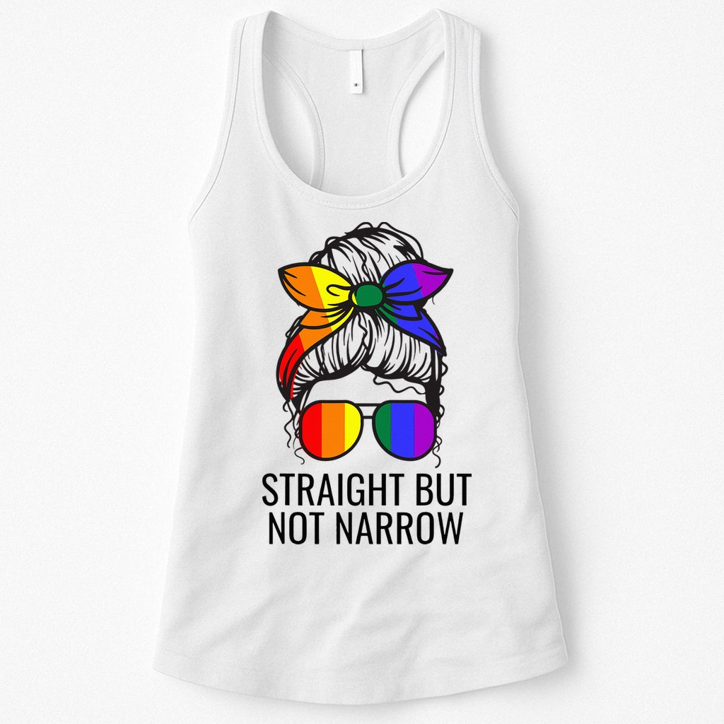 Straight But Not Narrow Proud Ally Womens Tank Top