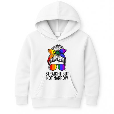 Straight But Not Narrow Proud Ally Kids Hoodie