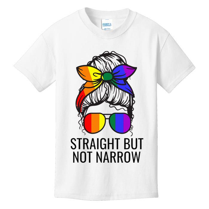 Straight But Not Narrow Proud Ally Kids T-Shirt