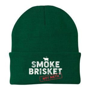 Smoke Brisket Not Meth Funny Brisket Bbq Grilling Knit Cap Winter Beanie